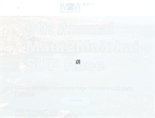 Tablet Screenshot of maui2molokai.com